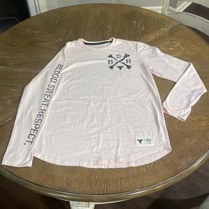 Under armour project rock long sleeve shirt.